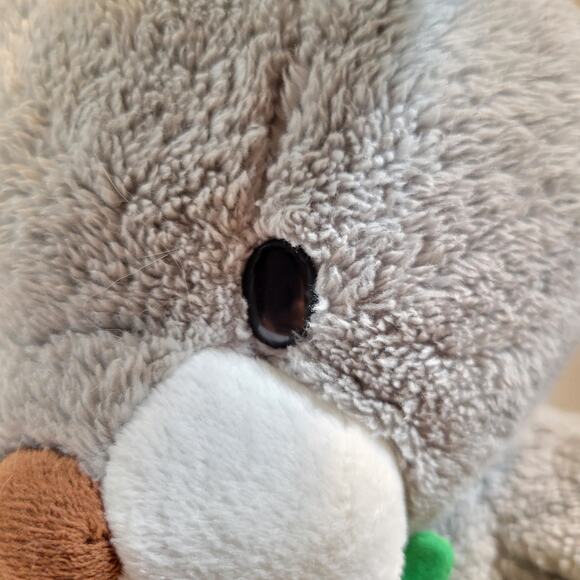 Gray Bunny Rabbit Plush Stuffed Animal 18" Holding Carrot Animal Adventure - Picture 15 of 16